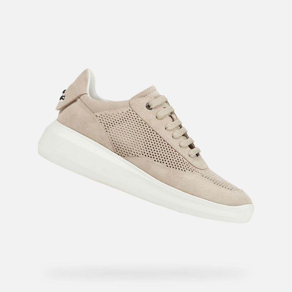 Geox Sneakers Beige Rubidia - Geox Womens Shoes - RMBUST085